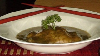 Pomfret in Hot and Sour Parsley Sauce       