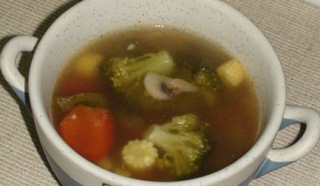 Mixed Vegetable Clear Soup    