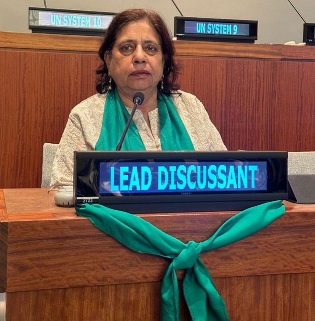 No health without rights, says Shobha Shukla SDG-3 Lead Discussant at UN meet