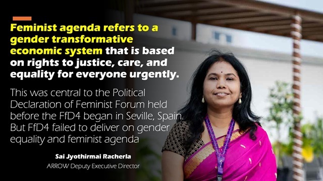 Reforming global financial architecture is critical for gender equality and right to health