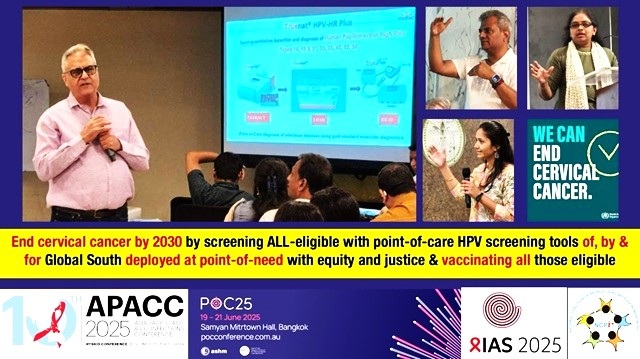 Despite being preventable and curable cervical cancer remains 4th biggest cancer in women