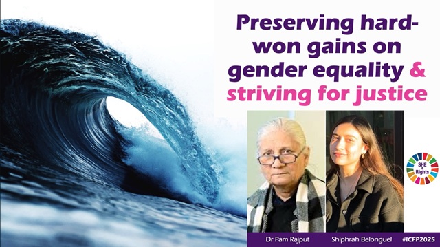 Preserving hard-won gains: Feminist voices on the future of gender equality