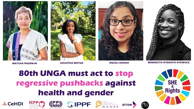 80th UNGA must act to stop regressive pushbacks against health and gender