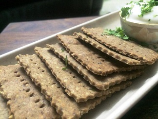 Buckwheat Crackers [Kuttu Crackers]  