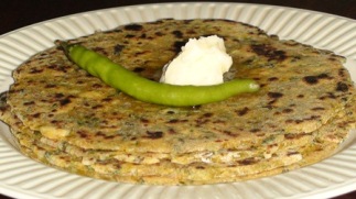 Pyaz Dhaniya Paratha      