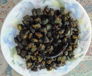 Bhindi Ka Bhujia         