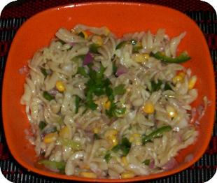 Corn Macroni Salad     