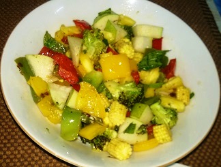 Veg and Pear Salad     